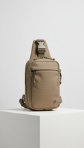 Sand taupe urban sling pouch